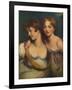 Fanny and Jane Hamond, 19th century, (1917)-Thomas Lawrence-Framed Giclee Print