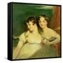Fanny and Jane Hamond-Thomas Lawrence-Framed Stretched Canvas