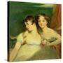 Fanny and Jane Hamond-Thomas Lawrence-Stretched Canvas