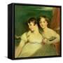 Fanny and Jane Hamond-Thomas Lawrence-Framed Stretched Canvas