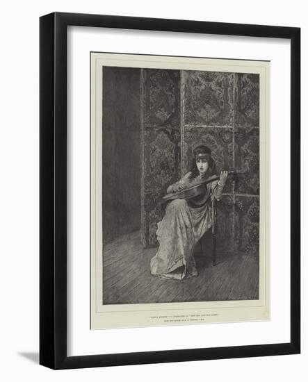 Fanny Bunter, a Character in New Men and Old Acres-Edward John Gregory-Framed Giclee Print