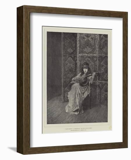 Fanny Bunter, a Character in New Men and Old Acres-Edward John Gregory-Framed Giclee Print