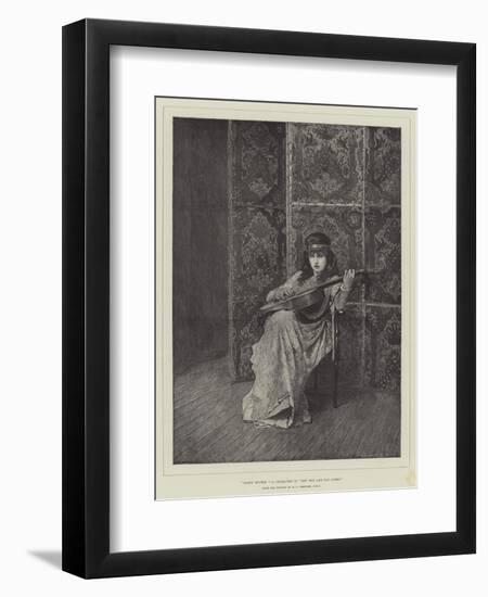 Fanny Bunter, a Character in New Men and Old Acres-Edward John Gregory-Framed Giclee Print