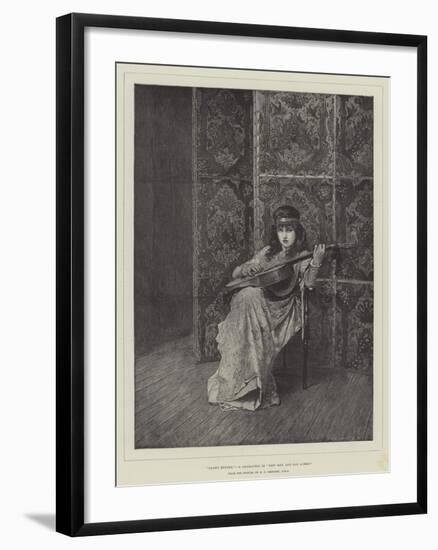 Fanny Bunter, a Character in New Men and Old Acres-Edward John Gregory-Framed Giclee Print