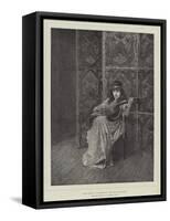 Fanny Bunter, a Character in New Men and Old Acres-Edward John Gregory-Framed Stretched Canvas
