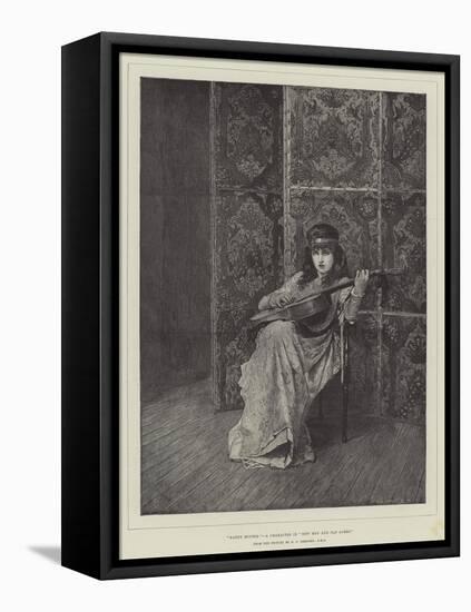 Fanny Bunter, a Character in New Men and Old Acres-Edward John Gregory-Framed Stretched Canvas