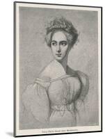 Fanny Caecilie Mendelssohn Sister of Felix Mendelssohn and a Composer in Her Own Right-Fillebrown-Mounted Art Print