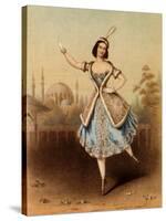 Fanny Cerrito (1817-1909) Italian dancer in La Lituana / The Lithuanian, 1840-Jules I Bouvier-Stretched Canvas