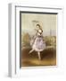 Fanny Cerrito Italian Ballet Dancer Seen Here in Alma-null-Framed Art Print