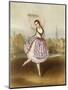 Fanny Cerrito Italian Ballet Dancer Seen Here in Alma-null-Mounted Art Print