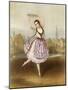 Fanny Cerrito Italian Ballet Dancer Seen Here in Alma-null-Mounted Art Print
