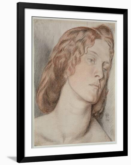 Fanny Cornforth, Study for 'Fair Rosamund', 1861-Dante Gabriel Rossetti-Framed Giclee Print