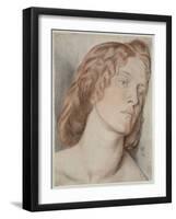 Fanny Cornforth, Study for 'Fair Rosamund', 1861-Dante Gabriel Rossetti-Framed Giclee Print