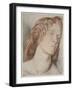 Fanny Cornforth, Study for 'Fair Rosamund', 1861-Dante Gabriel Rossetti-Framed Giclee Print