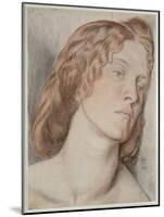 Fanny Cornforth, Study for 'Fair Rosamund', 1861-Dante Gabriel Rossetti-Mounted Giclee Print