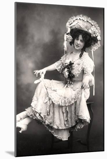 Fanny Dango (1878-197), Singer and Dancer, Early 20th Century-Foulsham and Banfield-Mounted Photographic Print