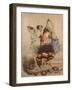 Fanny Elssler, 3 Graces-null-Framed Art Print