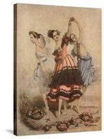 Fanny Elssler, 3 Graces-null-Stretched Canvas