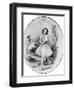 Fanny Elssler as a child dancing in ballet-Stefan Decker-Framed Giclee Print