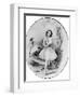 Fanny Elssler as a child dancing in ballet-Stefan Decker-Framed Giclee Print