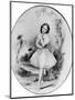 Fanny Elssler as a child dancing in ballet-Stefan Decker-Mounted Giclee Print