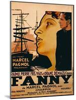 Fanny, from Left: Orane Demazis, Pierre Fresnay, 1932-null-Mounted Art Print