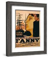 Fanny, from Left: Orane Demazis, Pierre Fresnay, 1932-null-Framed Art Print