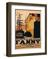 Fanny, from Left: Orane Demazis, Pierre Fresnay, 1932-null-Framed Art Print