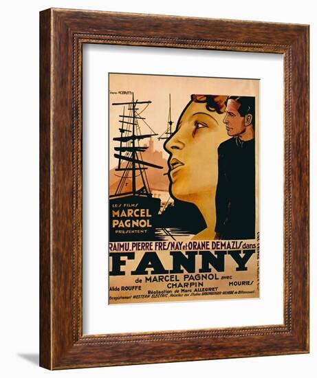 Fanny, from Left: Orane Demazis, Pierre Fresnay, 1932-null-Framed Art Print