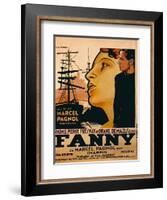 Fanny, from Left: Orane Demazis, Pierre Fresnay, 1932-null-Framed Art Print