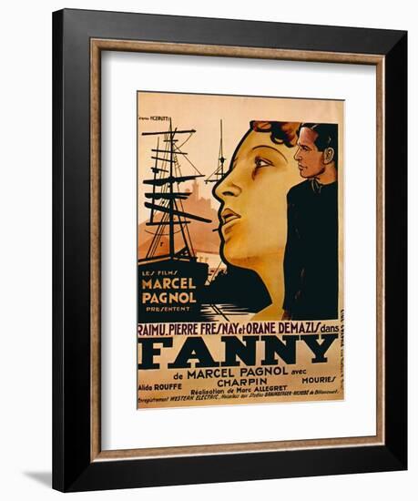 Fanny, from Left: Orane Demazis, Pierre Fresnay, 1932-null-Framed Art Print