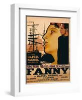 Fanny, from Left: Orane Demazis, Pierre Fresnay, 1932-null-Framed Art Print
