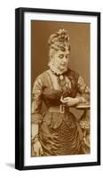 Fanny Lear, c.1875-Charles Reutlinger-Framed Photographic Print