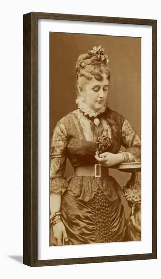 Fanny Lear, c.1875-Charles Reutlinger-Framed Premium Photographic Print