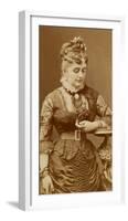 Fanny Lear, c.1875-Charles Reutlinger-Framed Premium Photographic Print