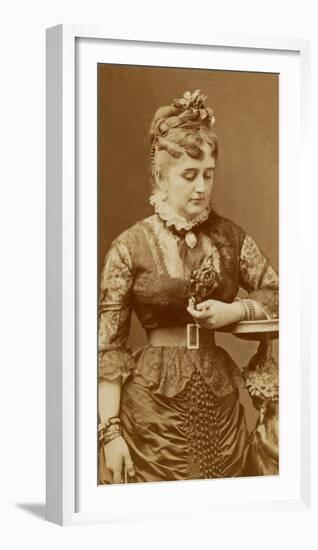 Fanny Lear, c.1875-Charles Reutlinger-Framed Premium Photographic Print