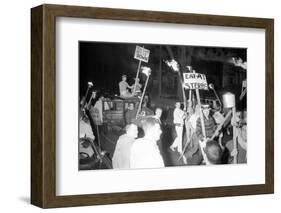 Fans at the Minnesota- Iowa Game and Football Weekend, Minneapolis, November 1960-Francis Miller-Framed Photographic Print