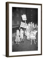 Fans at the Minnesota- Iowa Game and Football Weekend, Minneapolis, November 1960-Francis Miller-Framed Photographic Print