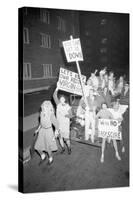 Fans at the Minnesota- Iowa Game and Football Weekend, Minneapolis, November 1960-Francis Miller-Stretched Canvas