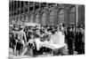 Fans buying hot dogs at Ebbets Field, Brooklyn Dodgers, Baseball Photo - New York, NY-Lantern Press-Mounted Premium Giclee Print