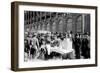 Fans buying hot dogs at Ebbets Field, Brooklyn Dodgers, Baseball Photo - New York, NY-Lantern Press-Framed Art Print