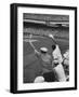 Fans Cheering at Milwaukee Braves Home Stadium During Game with Ny Giants-Francis Miller-Framed Premium Photographic Print