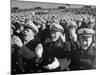 Fans Cheering at the Army-Navy Football Game-Ralph Morse-Mounted Photographic Print