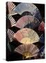 Fans for Sale at a Market Stall, Kyoto Prefecture, Japan-null-Stretched Canvas