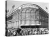 Fans Leaving Ebbets Field after Brooklyn Dodgers Game. June, 1939 Brooklyn, New York-David Scherman-Stretched Canvas