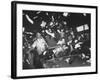 Fans of Cincinnati Reds Celebrating a Victory During 1961 World Series-Ralph Morse-Framed Photographic Print