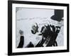 Fans Sign Tribute Wall to Michael Jackson outside the Staples Center, Los Angeles, July 7, 2009-null-Framed Photographic Print