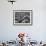 Fans, Sitting in Rain, at Purdue Homecoming Game-Francis Miller-Framed Photographic Print displayed on a wall