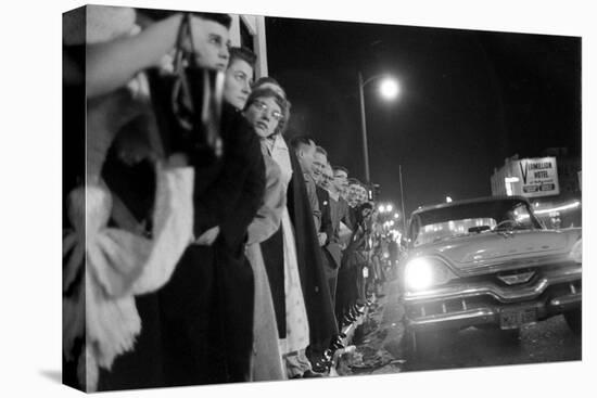 Fans Stargazing During Arrival of Celebrities, 30th Academy Awards, Rko Pantages Theater, 1958-Ralph Crane-Stretched Canvas