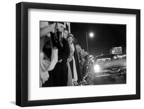 Fans Stargazing During Arrival of Celebrities, 30th Academy Awards, Rko Pantages Theater, 1958-Ralph Crane-Framed Photographic Print